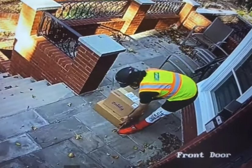 Moped Riding Package Thief Targets Crown Heights Street